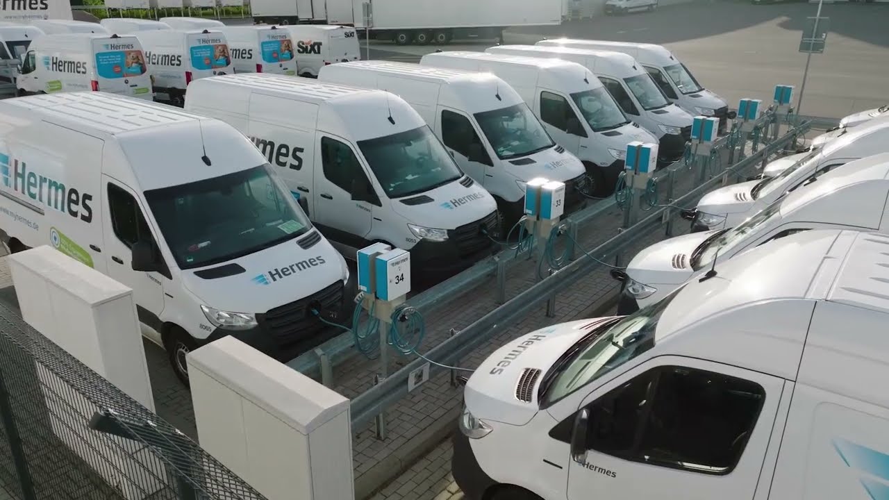 Elektromobilit&auml;t, Wasserstoff & Co.: Emissionsfreie Fahrzeuge bei Paketlogistiker Hermes Germany
