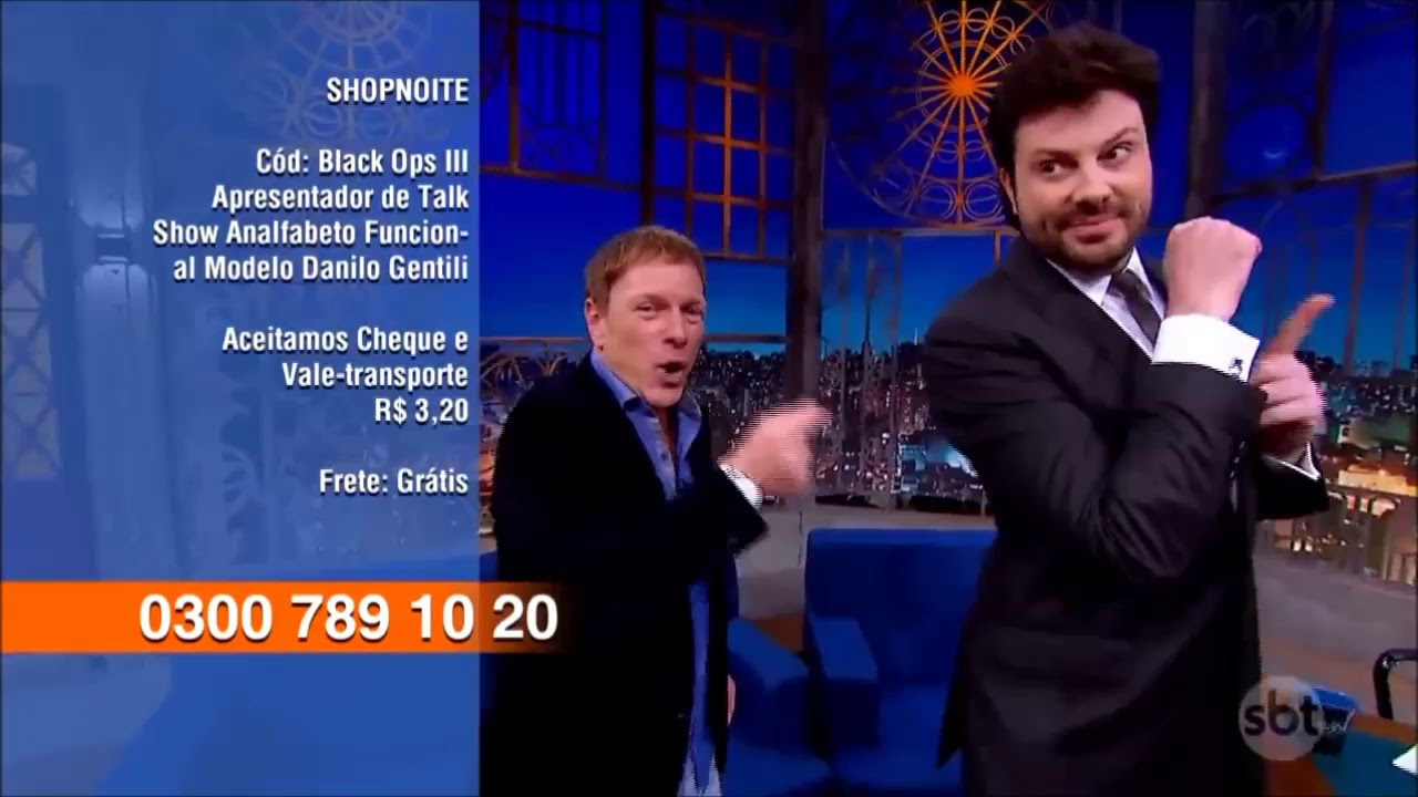 Ciro Bottini Vendeu até o Danilo Gentili no Programa The Noite