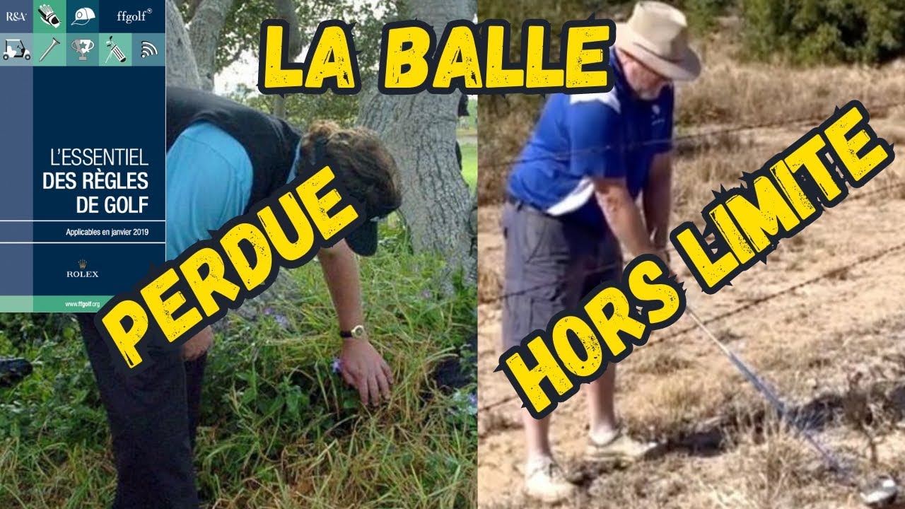Règles de golf : la balle perdue et hors limite