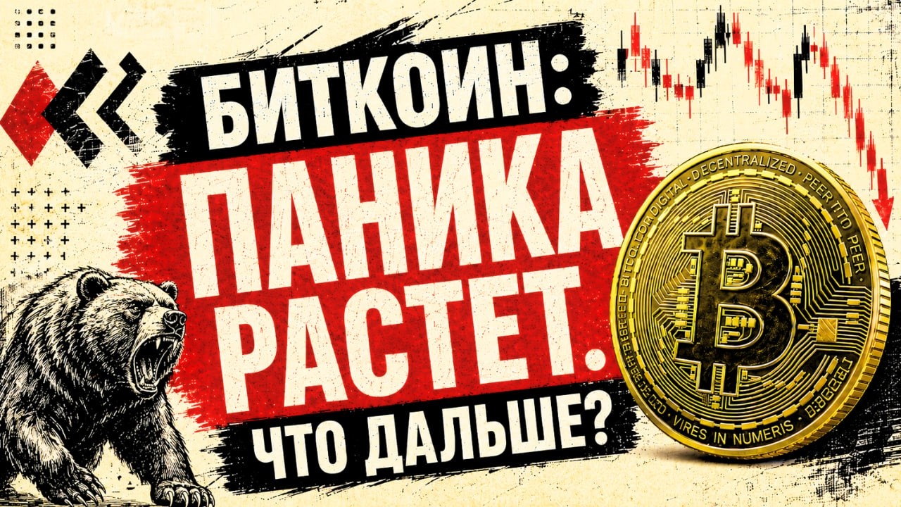 БИТКОИН: ПАНИКА РАСТЕТ. ЧТО ДАЛЬШЕ?