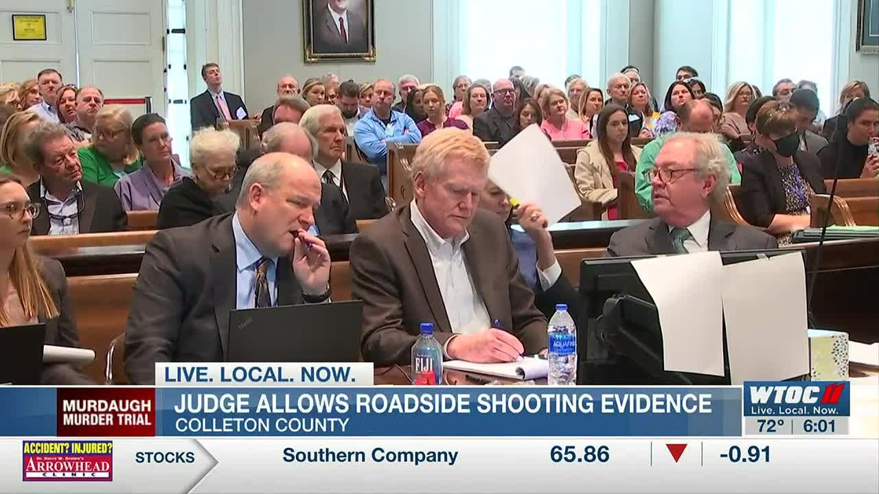 Judge to allow roadside shooting evidence in Murdaugh trial