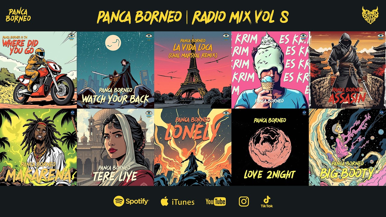 PANCA BORNEO RADIO MIX VOL 8