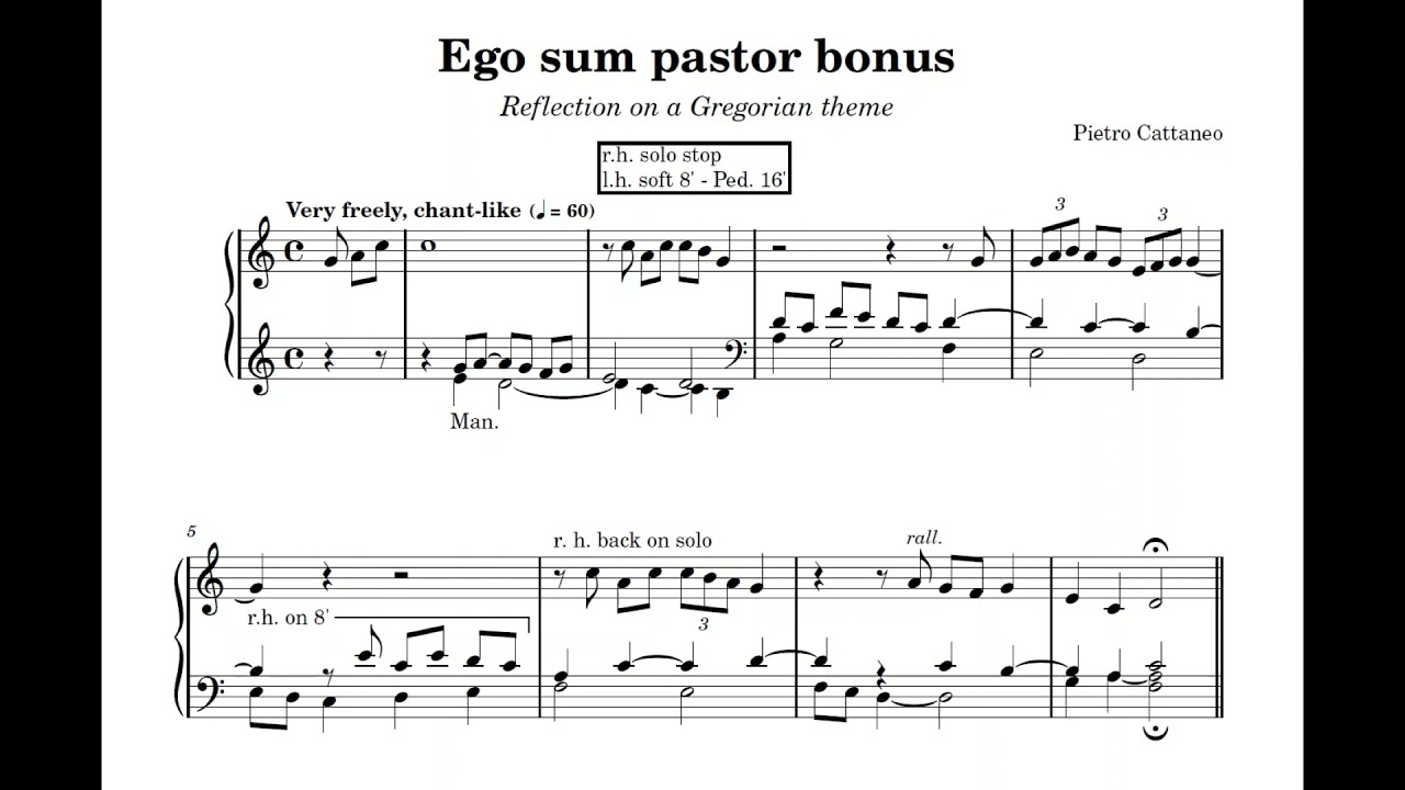 Pietro Cattaneo | Ego sum pastor bonus