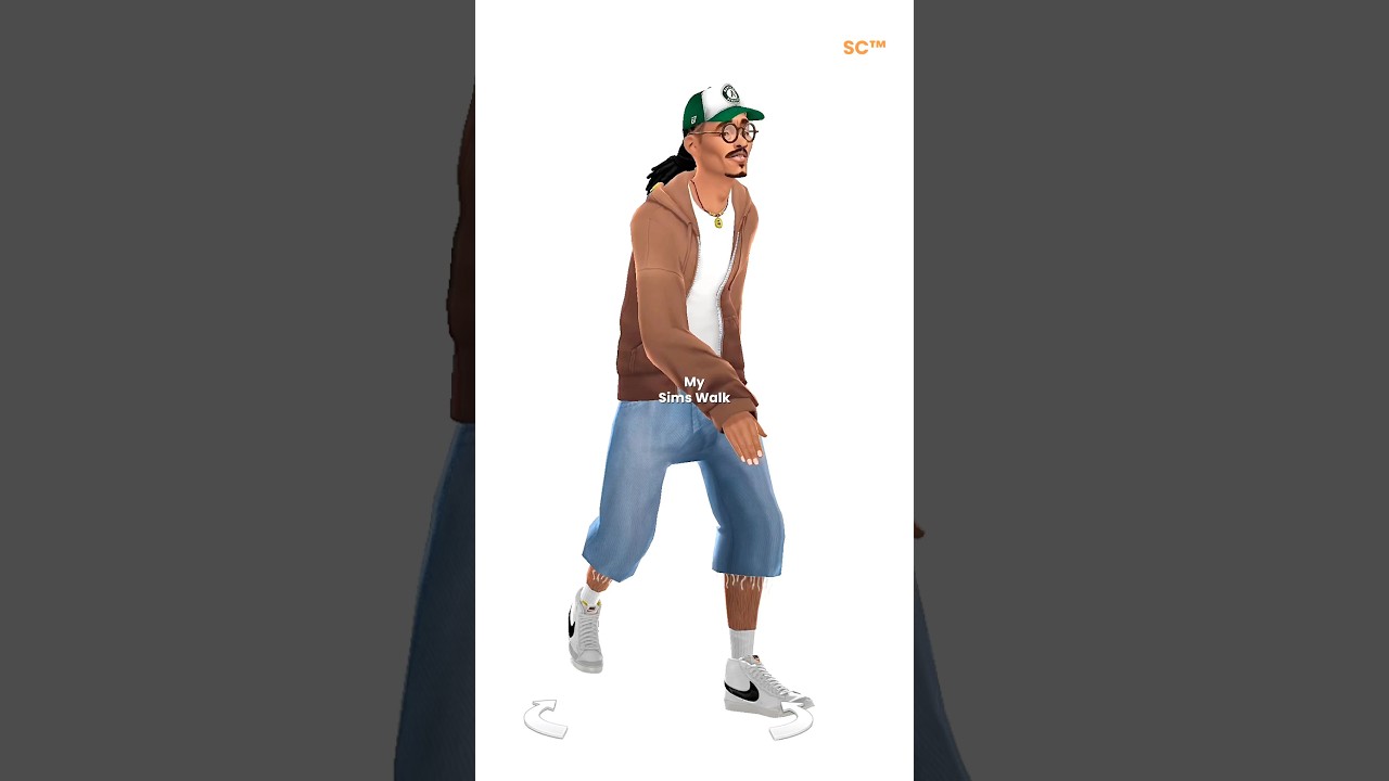 Does the walk match the sims&hellip;let me know 🤔🤔🤔???? #ts4 #thesims #simscommunity #sims4cas #sims4cc