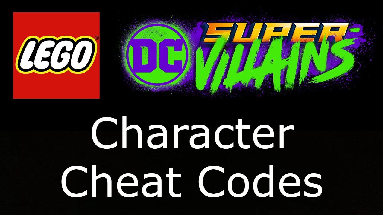 ALL Lego DC Super Villains Characters Cheat Codes