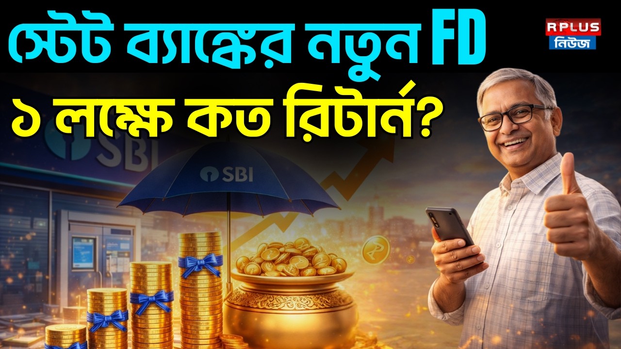 স্টেট ব্যাঙ্কের নতুন FD ১ লক্ষে কত রিটার্ন? | Fixed Deposit | SBI | Money Plus