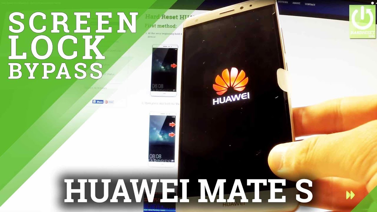 Hard Reset HUAWEI Mate S - Remove Password and Pattern