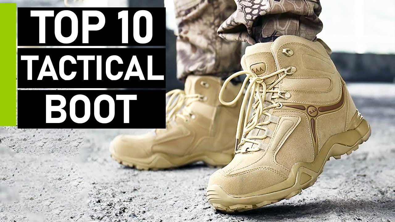 Top 10 Best Tactical Boots for Survival & Law Enforcement