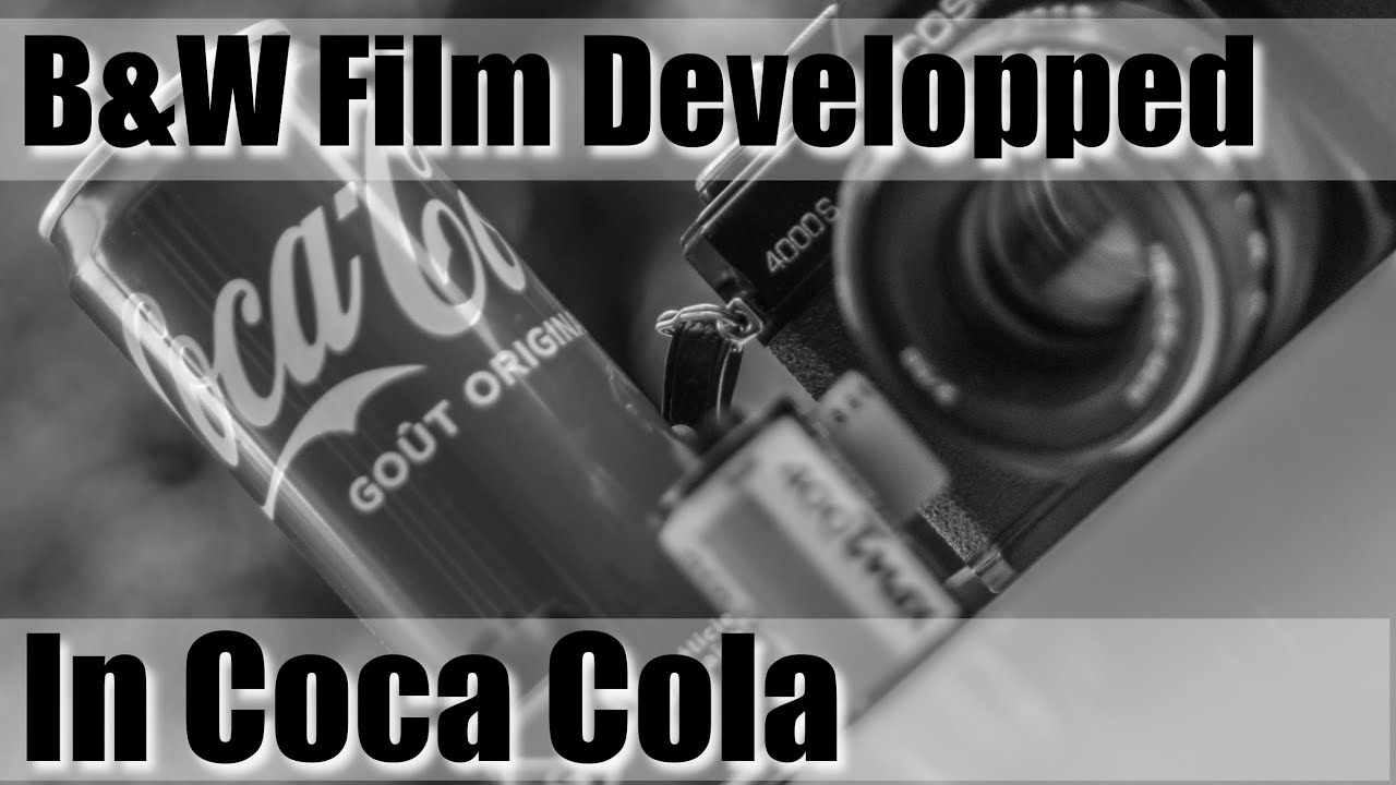 I developed a Black and White film with Coca Cola... and it works !