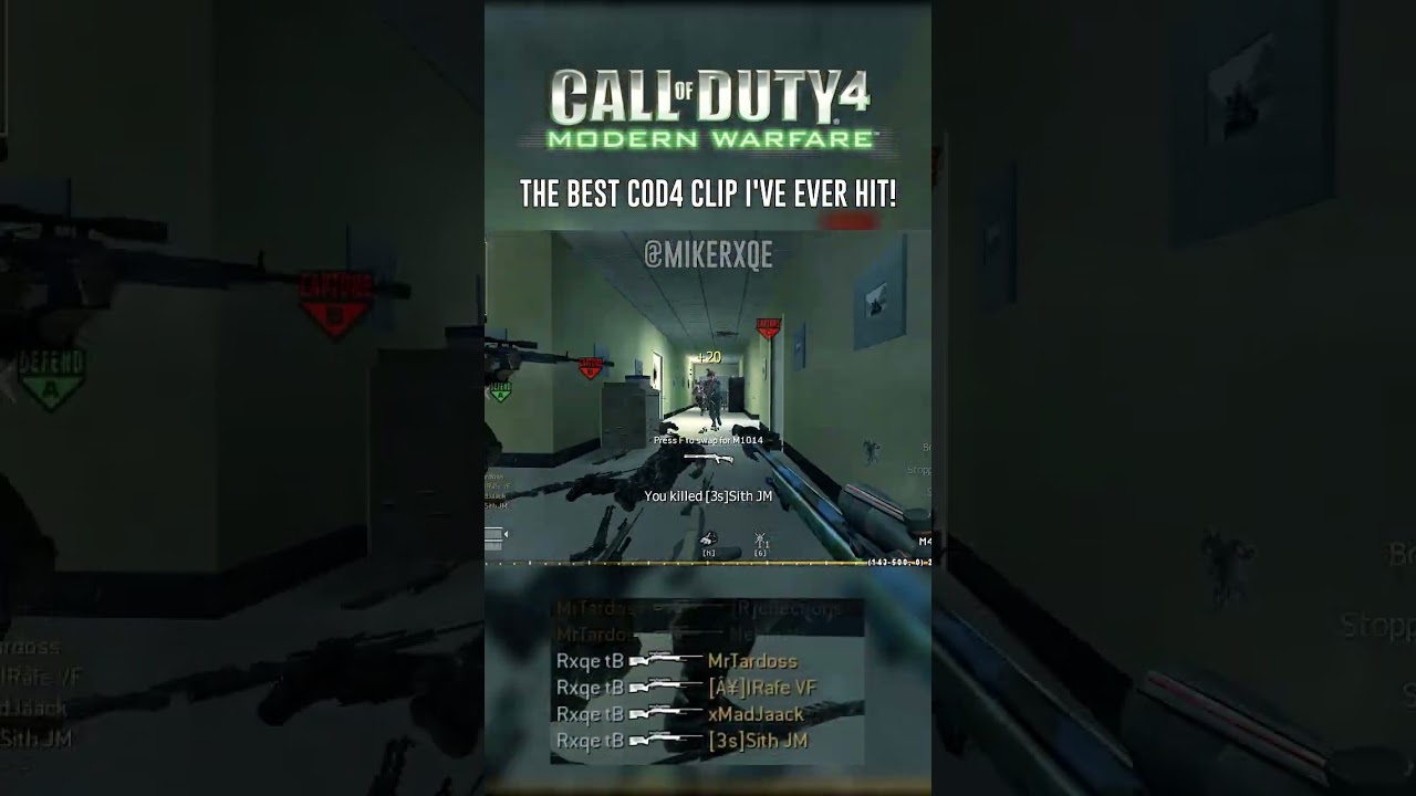 THE BEST COD4 CLIP I'VE EVER HIT! #shorts