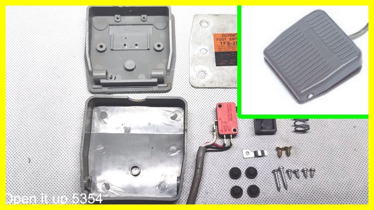 Inside Foot Switch - TFS-201 - Cấu tạo công tắc đạp chân