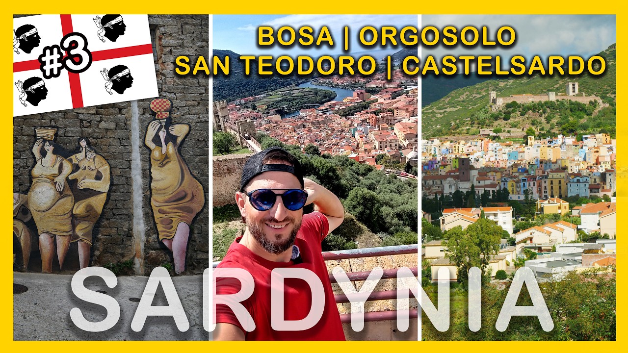 Sardynia #3 - Wyjątkowe miasteczka  Bosa, Orgosolo, San Teodoro, Castelsardo - Musisz odwiedzić!