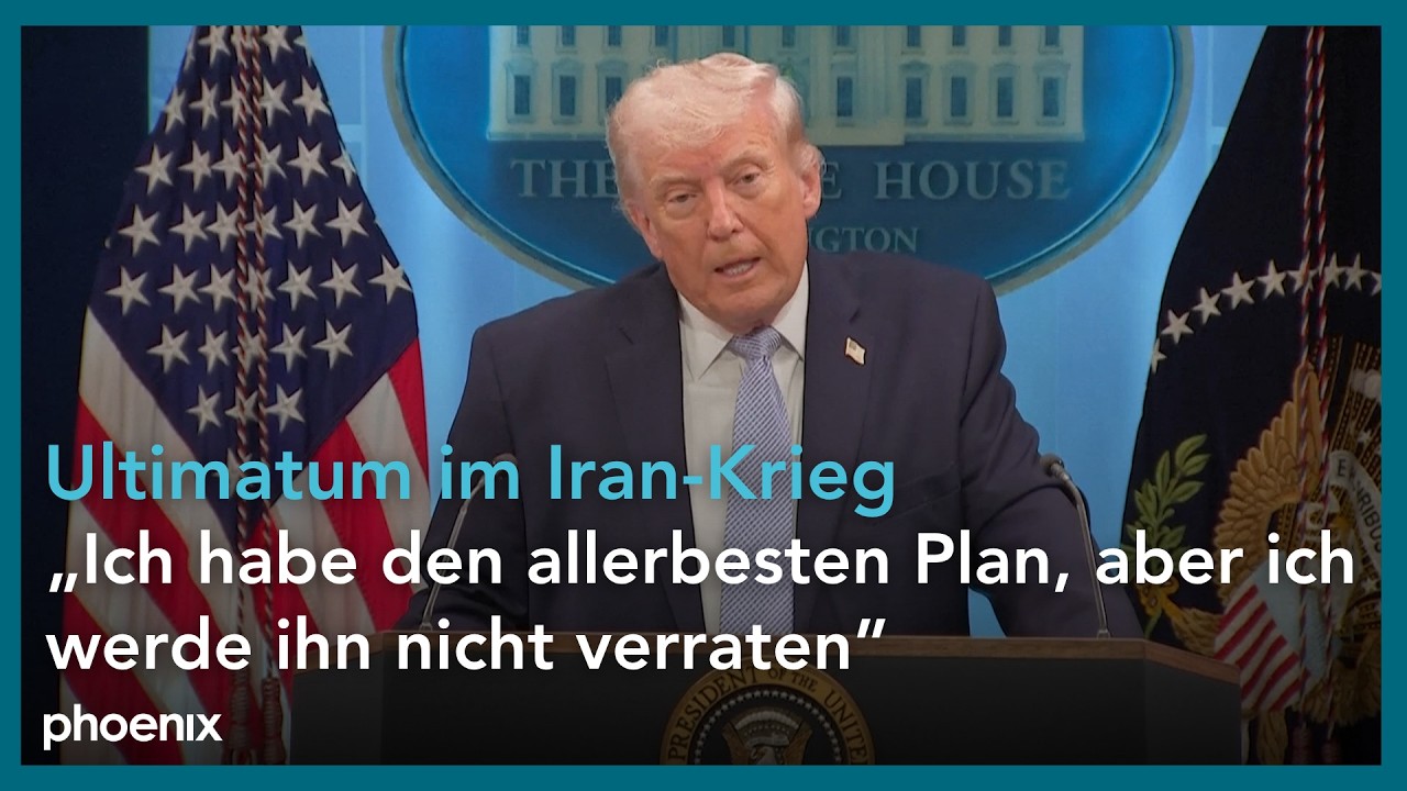 Ablauf des Ultimatums: US-Pr&auml;sident Donald Trump zum Iran-Krieg