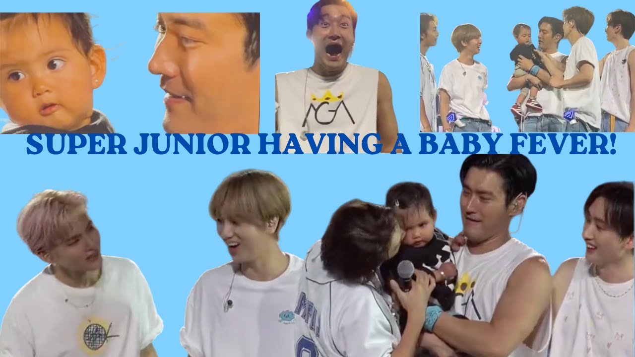 SUPER JUNIOR HAVING A BABY FEVER! 👶 - SUPER SHOW 9: ROAD IN MEXICO CITY 💙