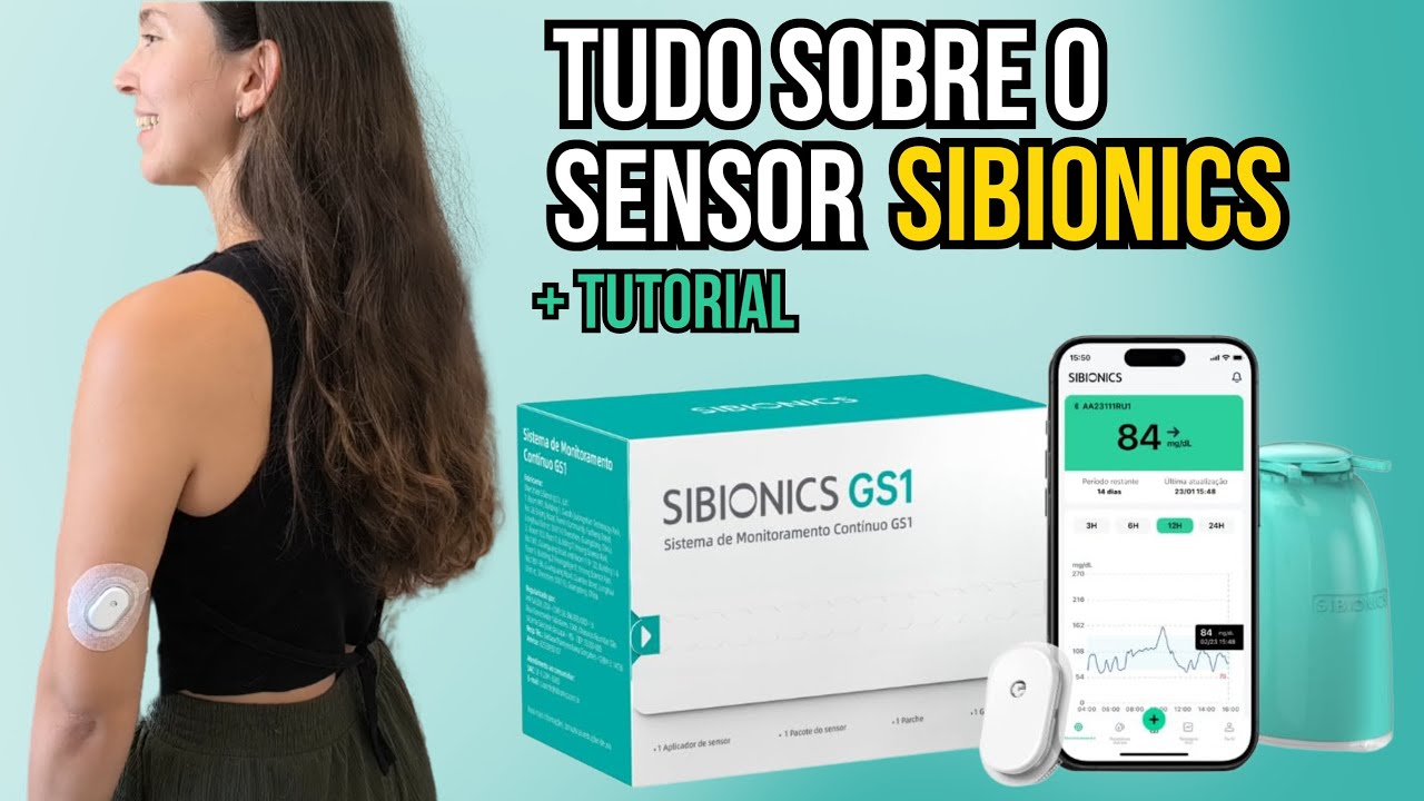 SENSOR SIBIONICS GS1: Guia completo de aplica&ccedil;&atilde;o e Vale a pena? 💸 