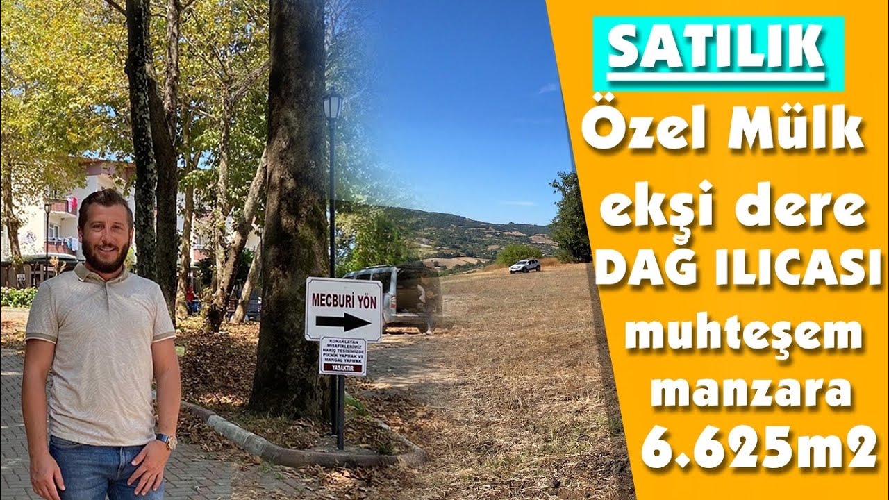 Muhteşem Manzara ya Sahip Gönen Ekşidere köyü ve Ilıcaoba Arasında 6,625m2 Arazi 105.000₺