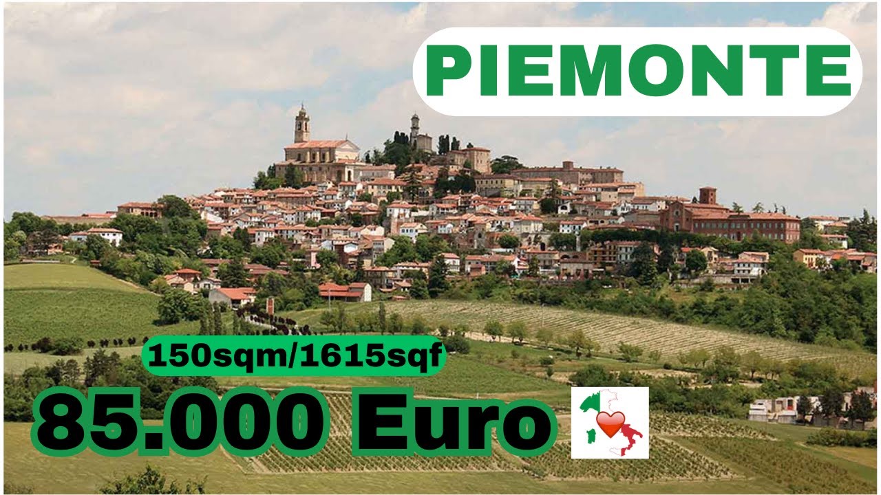 Semi Detached House, ASTI, Refrancore 85K, 2 Floors + 2000sqm Land [Beautiful Piemonte Hills]