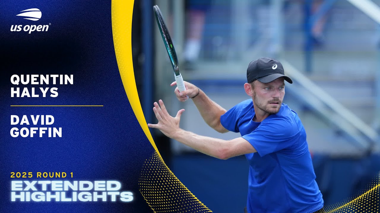 Quentin Halys vs. David Goffin Extended Highlights | 2025 US Open Round 1
