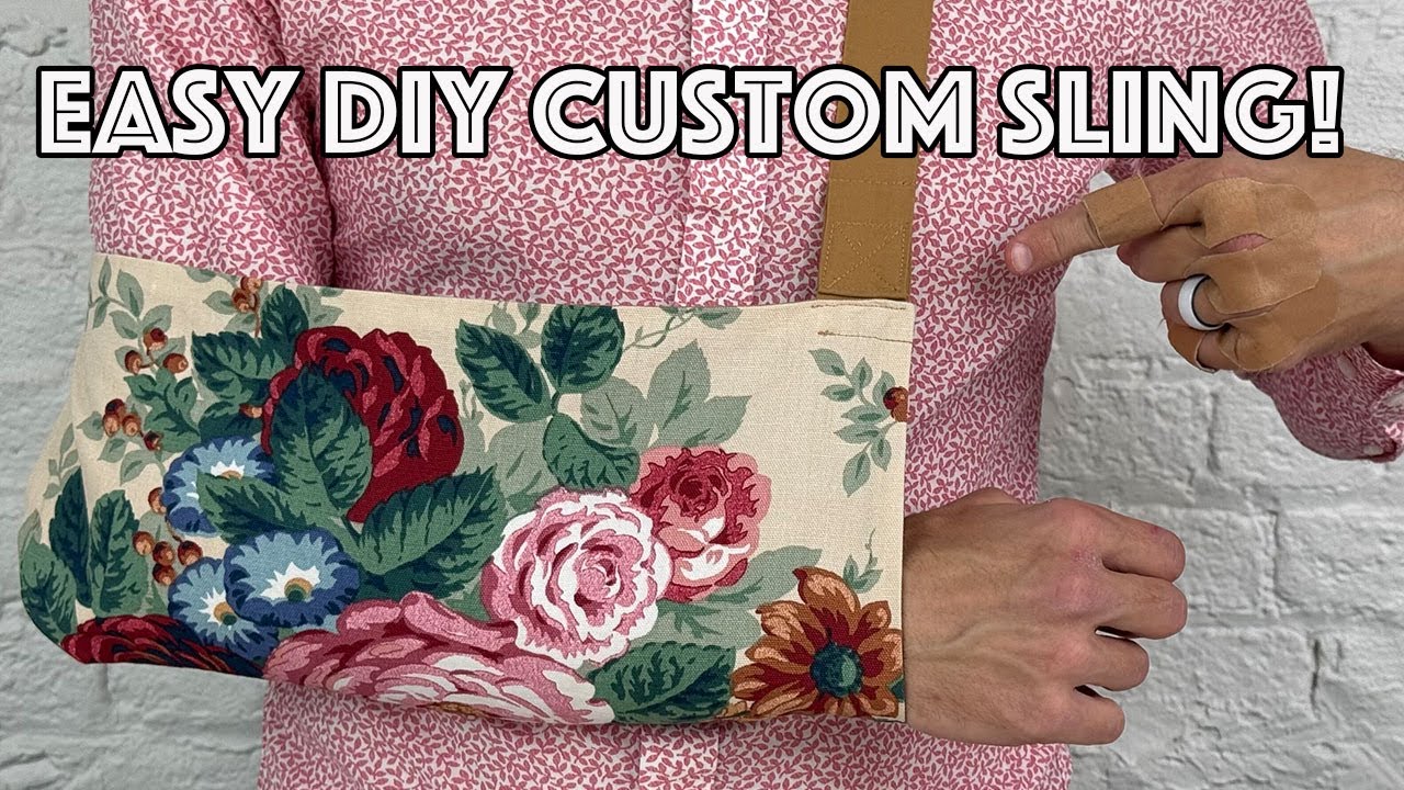 How To Make and Sew a DIY Arm Sling!