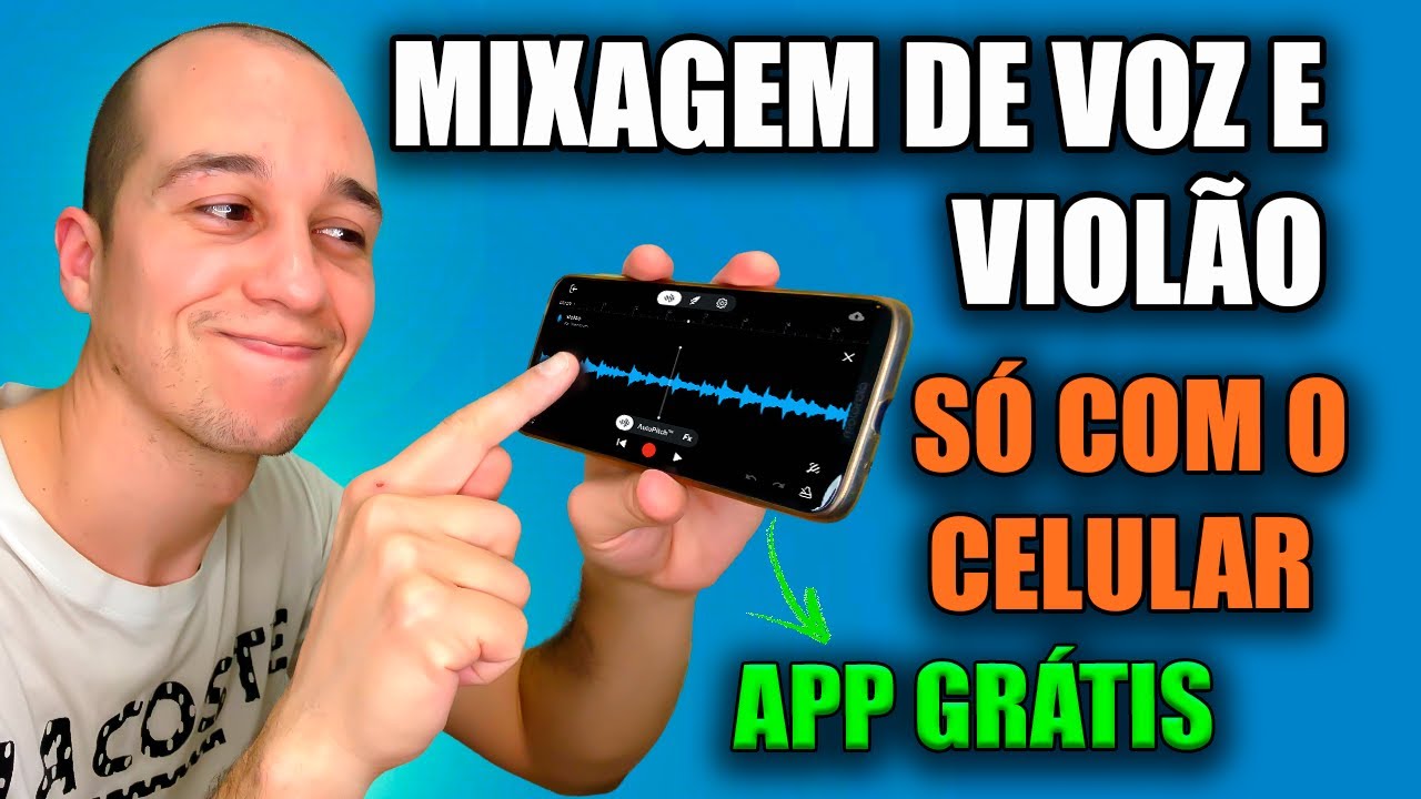 Como editar m&uacute;sica no celular | Mixagem de voz e viol&atilde;o (parte 2)