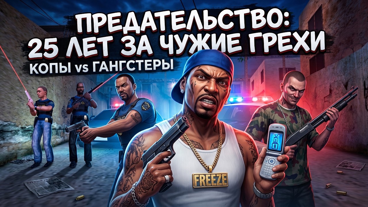 Краткий пересказ 25 To Life Весь сюжет за 14 минут!