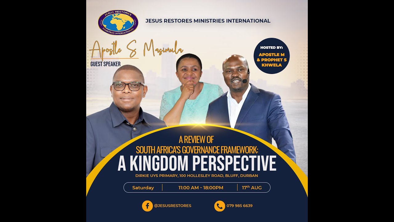 A Review Of South Africa's Governance Framework: A Kingdom Perspective - JRMI Conference Session 2