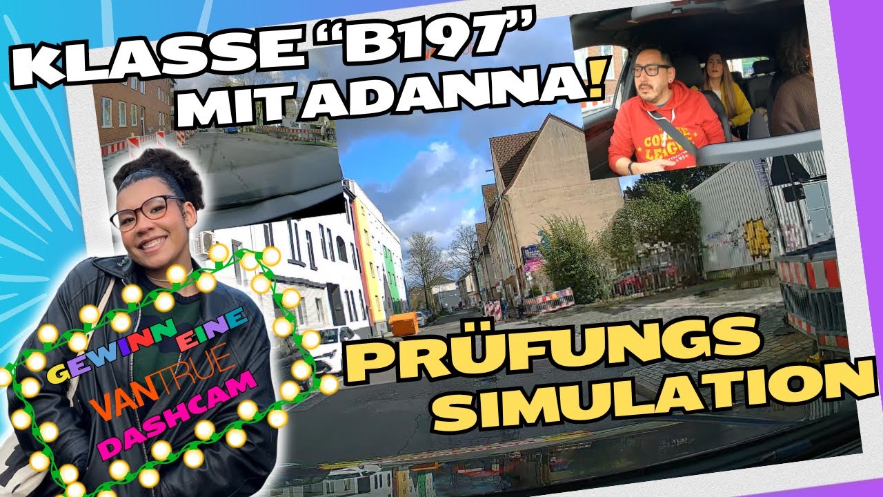 Gewinnspiel Vantrue Dashcam, B197 Prüfungssimulation mit Adanna, Duisburg