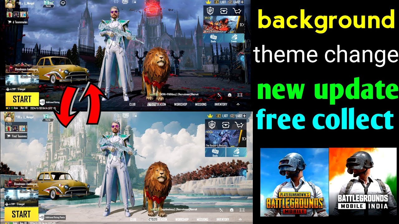 How to Change Lobby Background In BGMI | Pubg Lobby Background Kaise Badlen