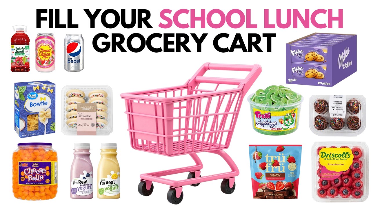 THIS or THAT 🎒🍱 | Fill Your School Lunch Grocery Cart