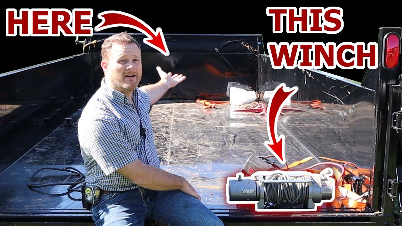 #136 Mounting a Winch in the Dump Trailer