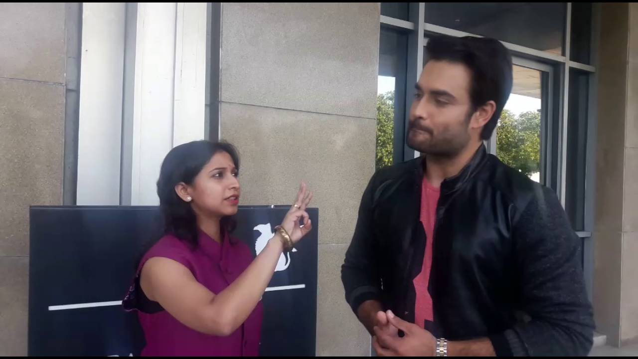 Vivian Dsena with RJ Geet