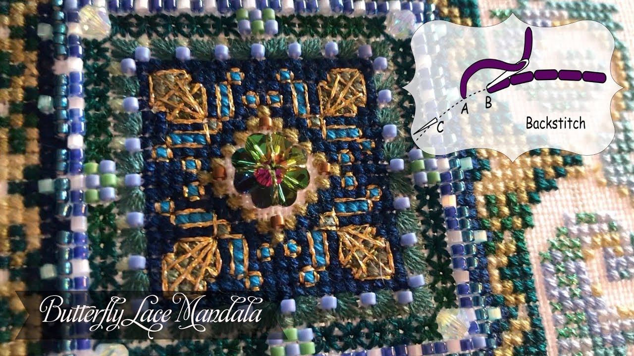 177. ''Butterfly Lace Mandala'' by Chatelaine ✓делаем backstitch