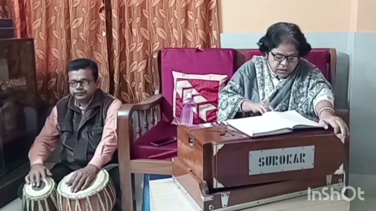 Pakhi Amar Nirer Pakhi | Vocal - Uttara Bhattacharyya | Tabla - Mukut Banerjee |