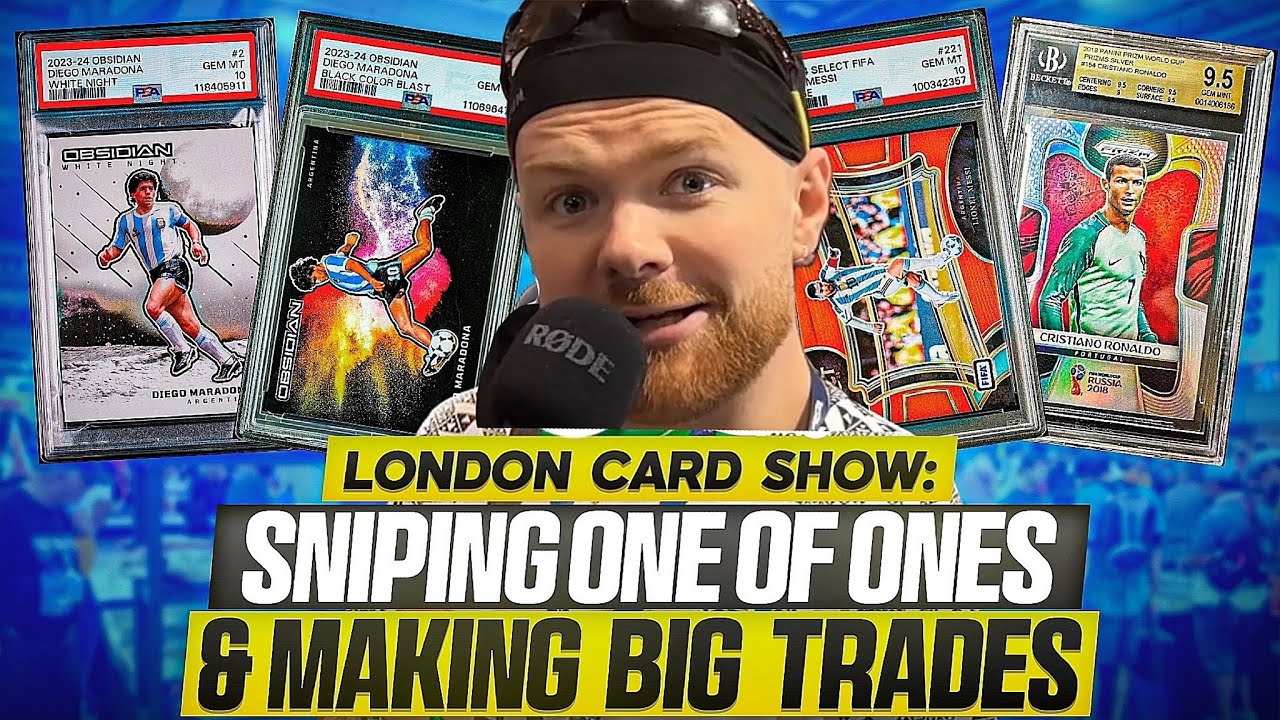 LONDON CARD SHOW, ДЕНЬ 1 — ПОКУПКА И ПРОДАЖА СПОРТИВНЫХ КАРТОЧЕК