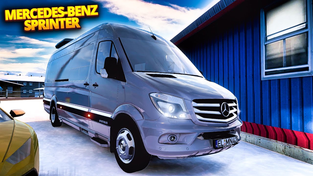 Mercedes Sprinter MEGAMOD For ETS2 1.46 | ETS2 1.46 MODS