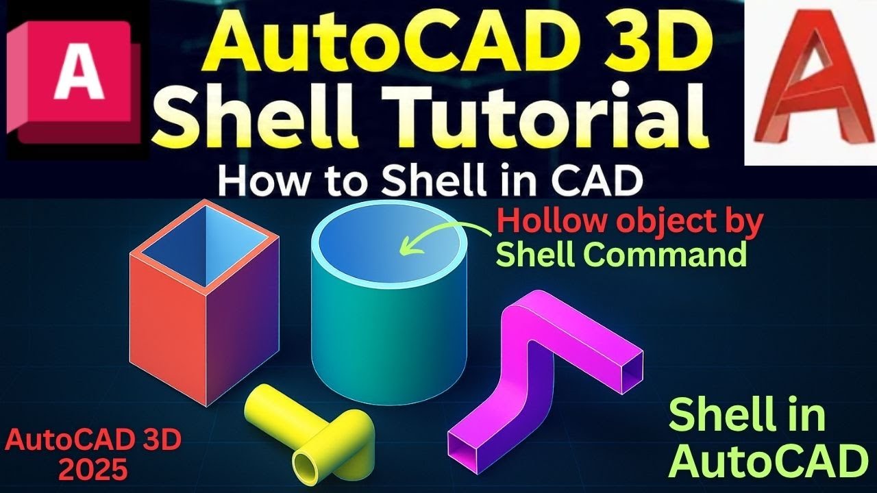 Оболочка Autocad | Пошаговое руководство по созданию оболочек в САПР | Легкое создание полых 3D-м...
