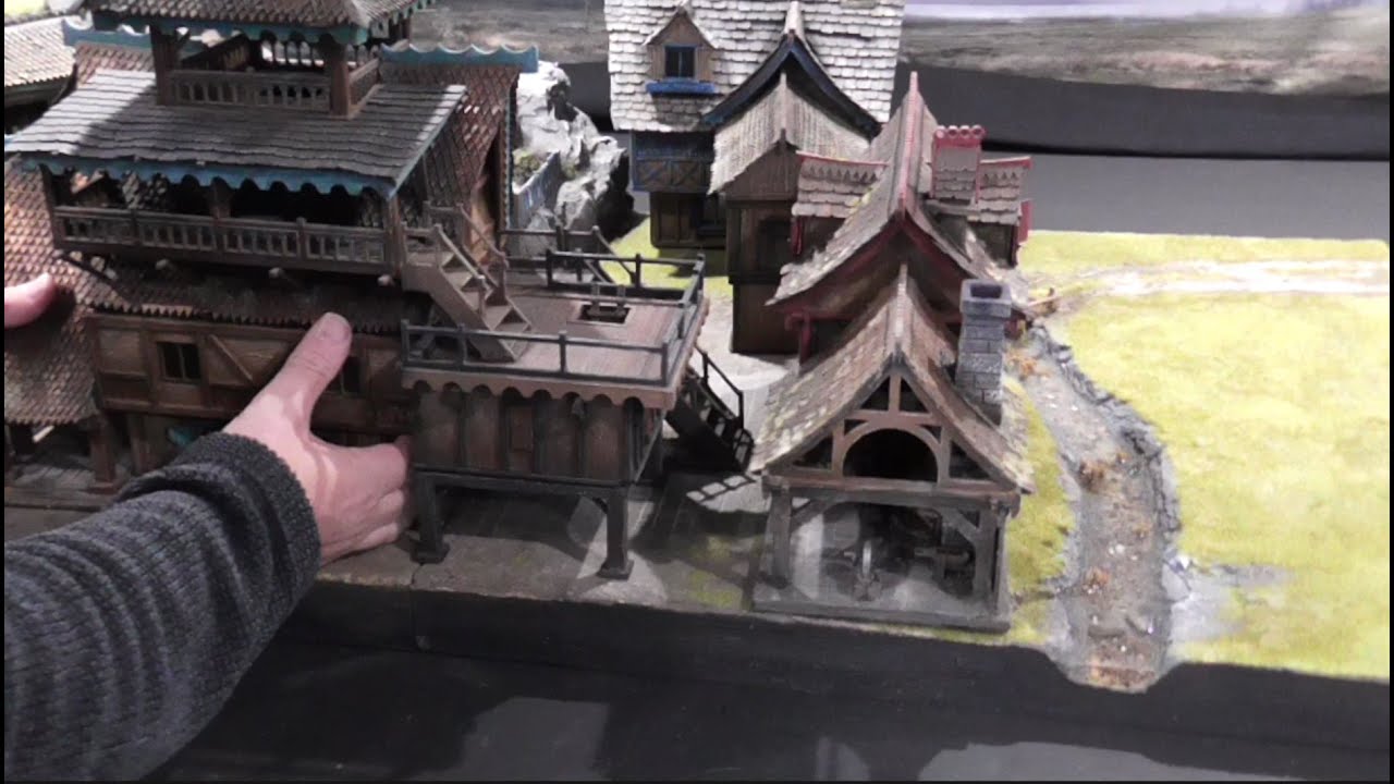 LOTR Castle Battleboards Part-2 Lake Town Village Boards