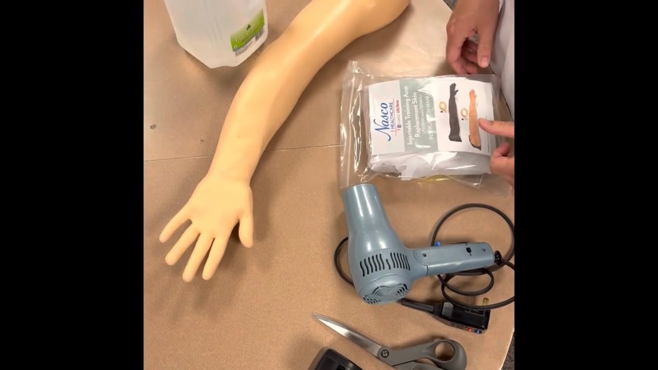 Nasco simulated IV arm skin replacement