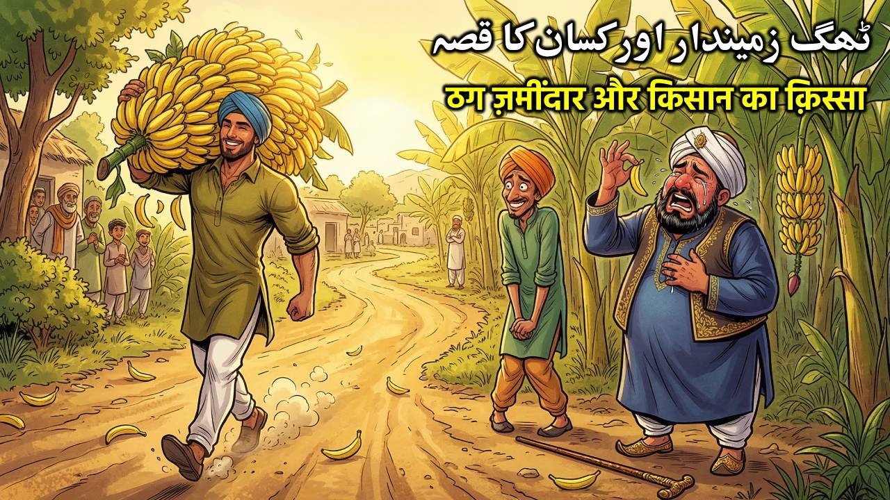 Thug Zameendar aur Kissan ka Qissa ठग ज़मींदार और किसान का क़िस्सा | Hindi Urdu story #moralstory