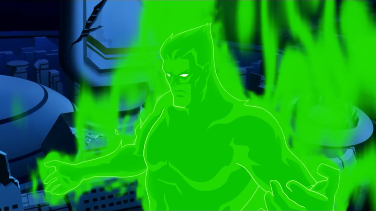 Green Lantern (Hal Jordan) Powers and Fight Scenes - Green Lantern First Flight Part 3