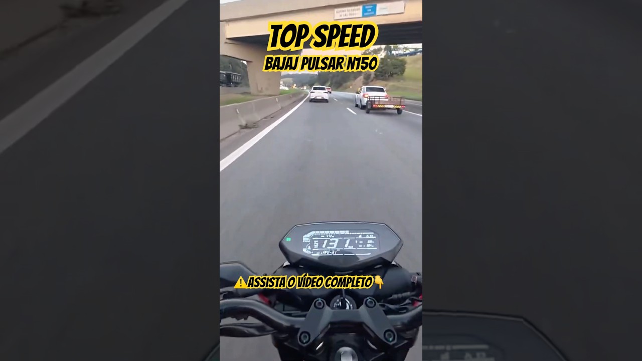 Top Speed Bajaj Pulsar N150 #bajaj #topspeed #n150