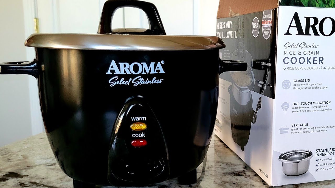 Aroma Housewares Select Stainless Rice Cooker Unboxing & First Cook How to make Perfect Rice