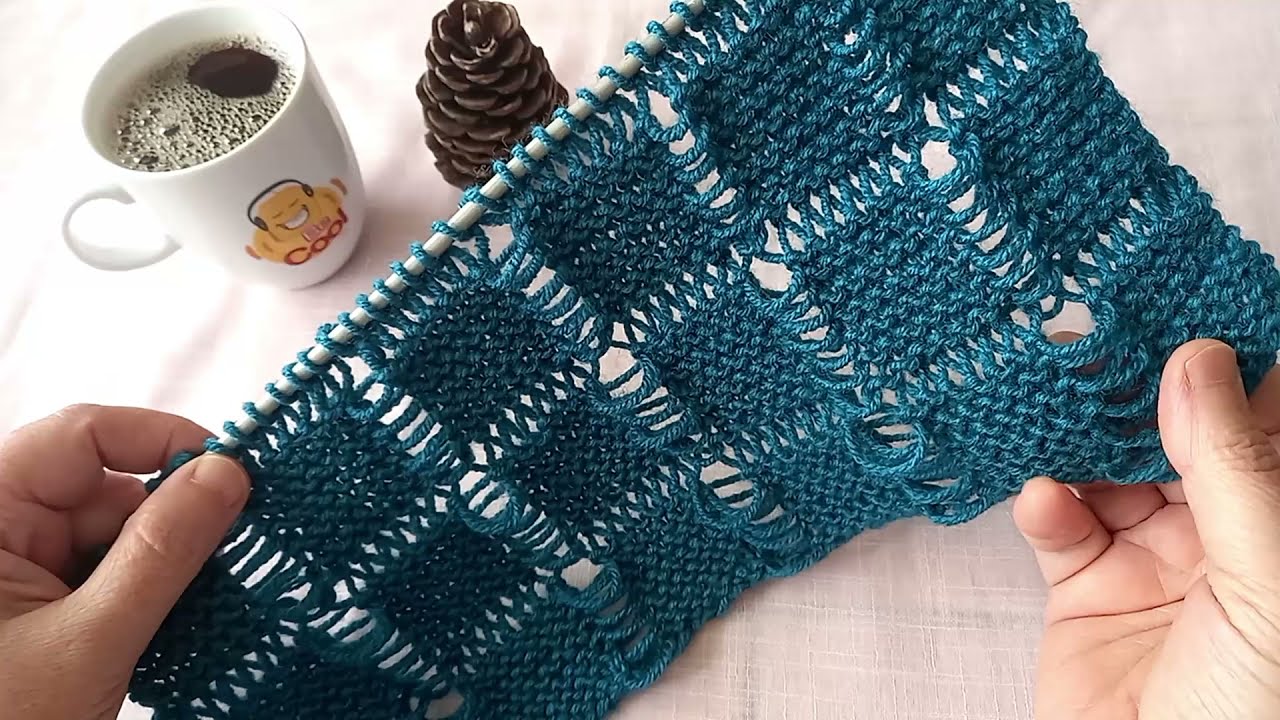 غرزة  تريكو سنارتين شيك صيفية وسهلة كتير - تعليم تريكوسنارتين