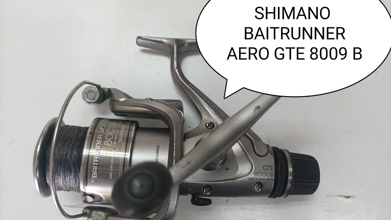 CARRETE O REEL DE PESCA SHIMANO BAITRUNNER AERO GTE 8000 B NO SUBE LA BOBINA