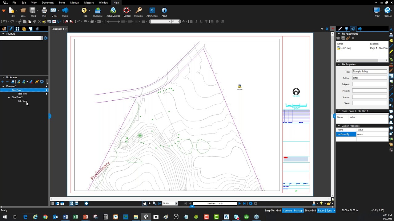 Using the Tools in Bluebeam Revu CAD