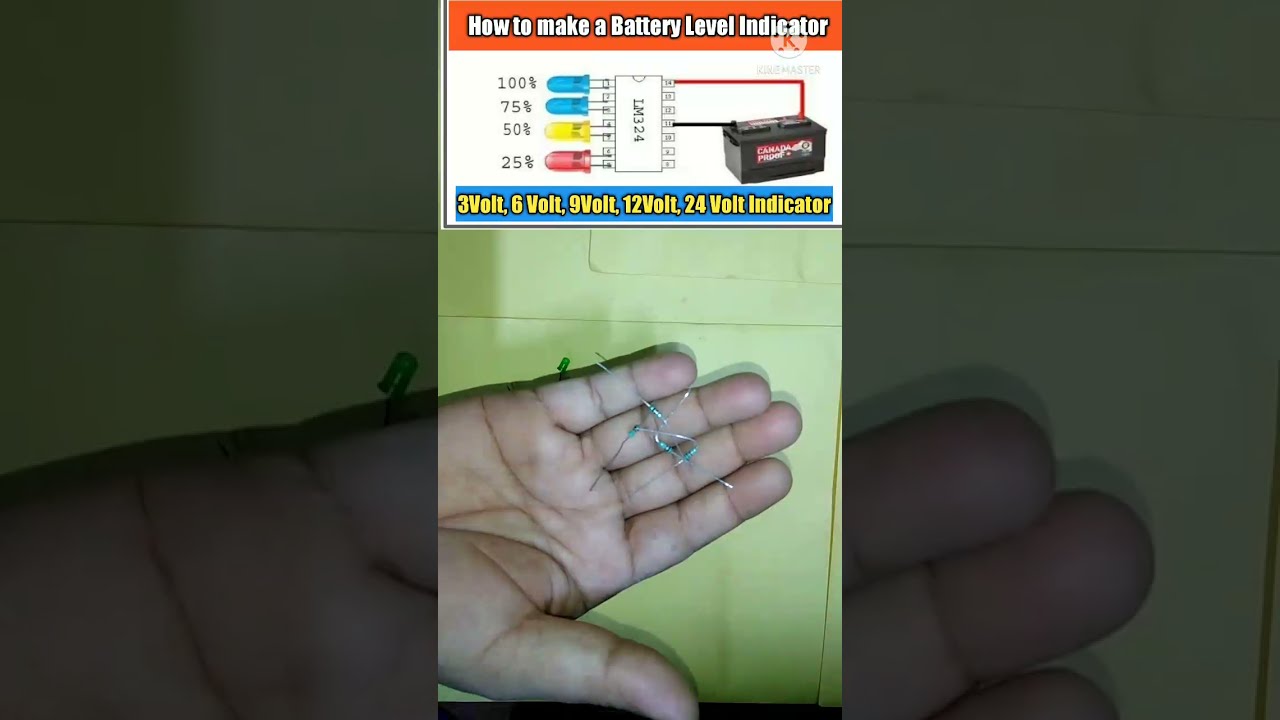How to make Battery Level Indicator at Home