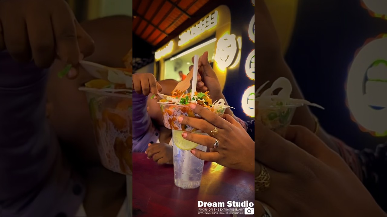 🥗 Evening Bites & Little Smiles | Street Food Moments | Dream Studio Shorts 💛 #shorts