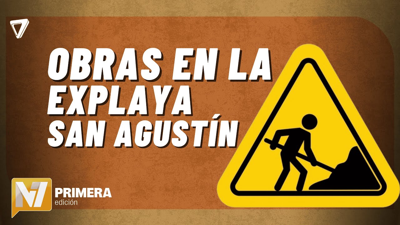 AHORA: avanzan las OBRAS en la explaya San Agustín con materiales RECICLADOS