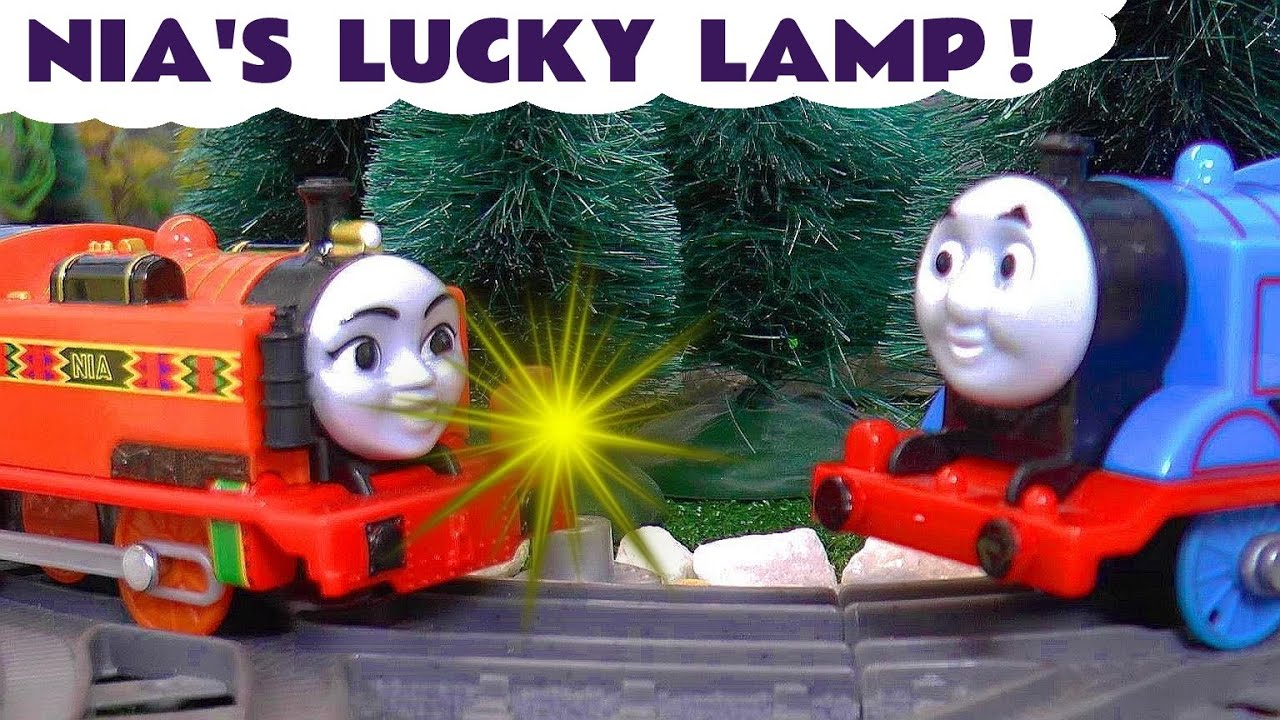 Thomas & Friends Lucky Lamp Toy Train Story with Nia and Thomas The Tank Engine
