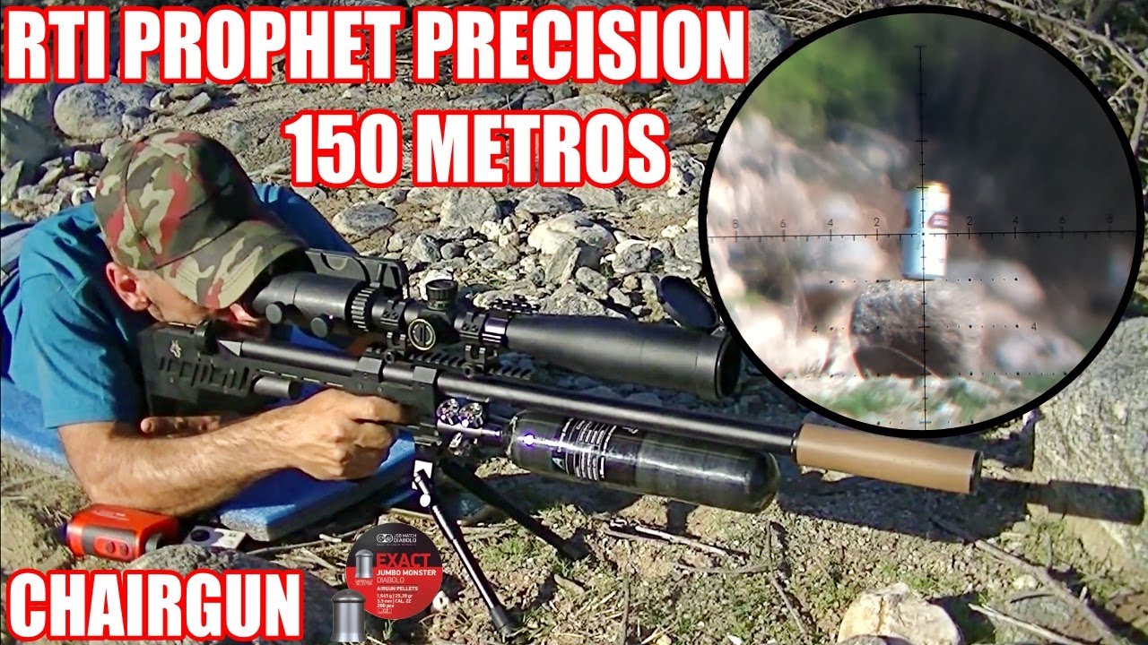 rti prophet performance .22 PRECISION CON CHAIRGUN A 150 METROS 164 YARDAS